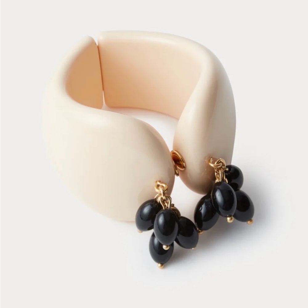 Rachel Comey Cream Bracelet with Black Accents